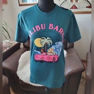 MALIBU BARBIE TEAL TEE